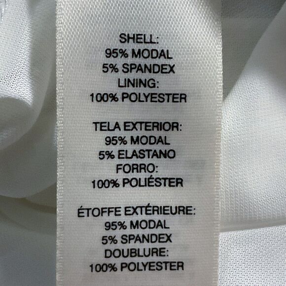 Chicos Womens Dress size Small Blue White Maxi Slit Pullover Sleeveless Stretch - Picture 7 of 11